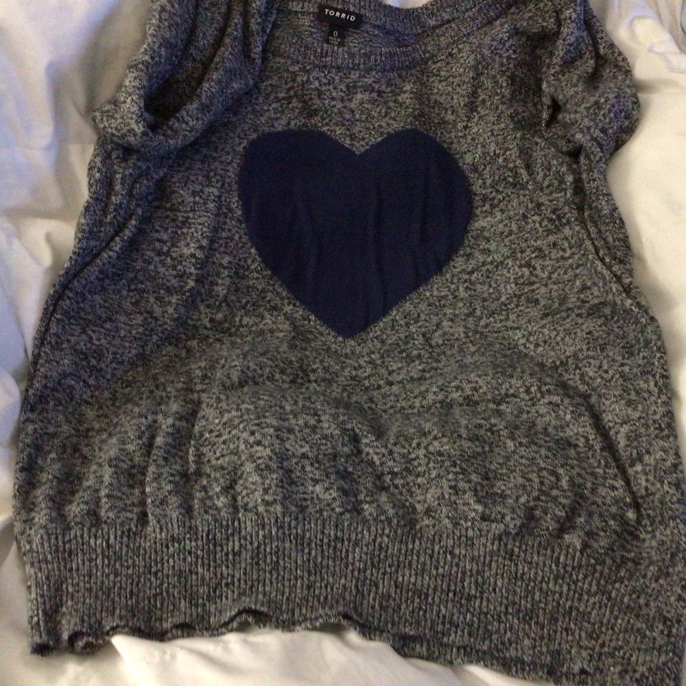 Torrid heart sweater